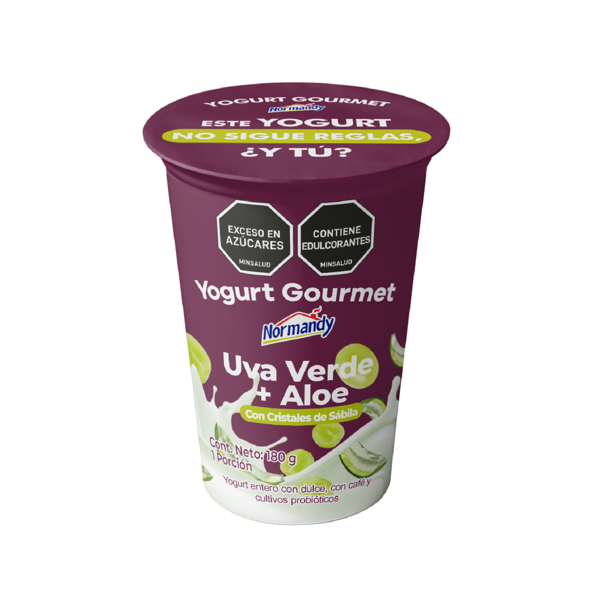 Yogurt Gurmet uva verde + aloe