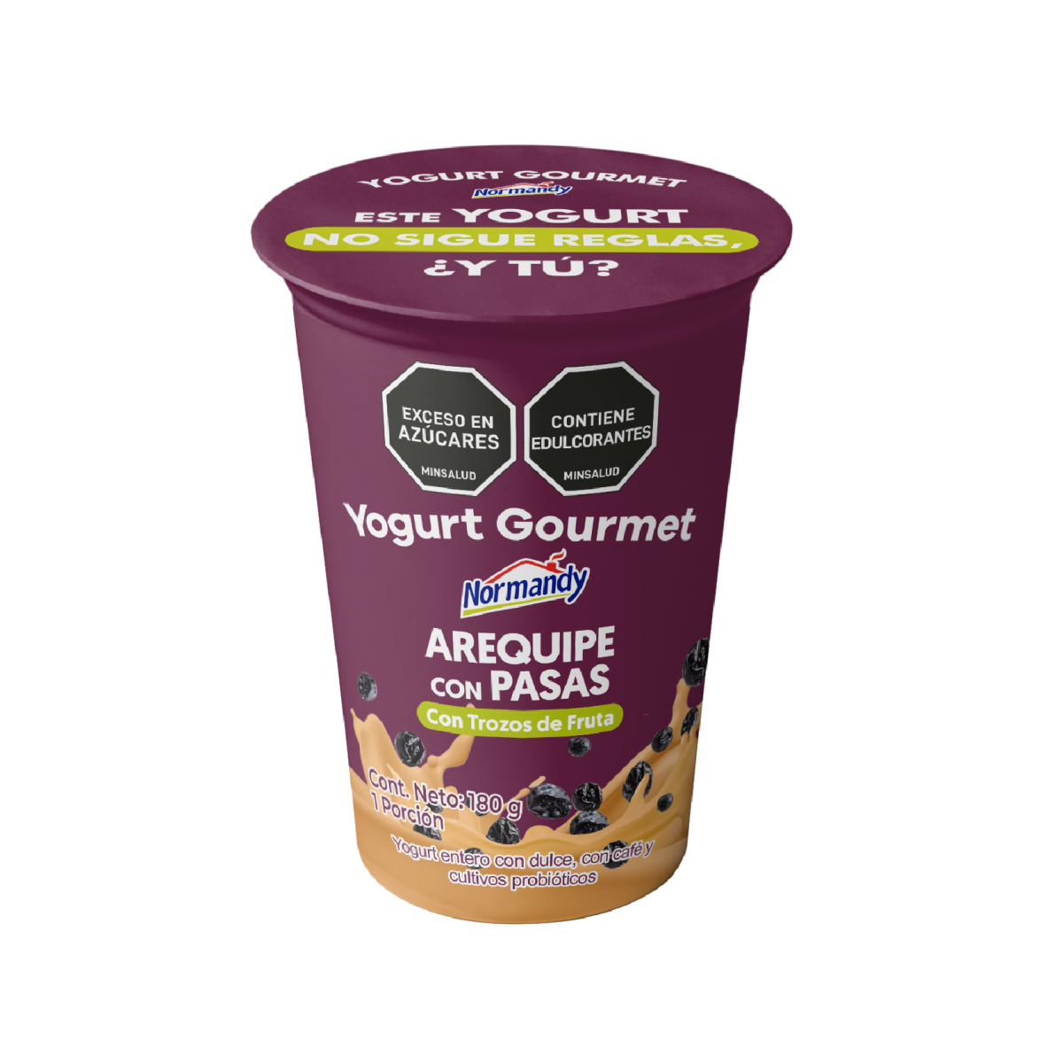 Yogurt Gurmet arequipe con pasas